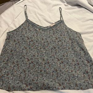 SO Blue Floral Camisole Top